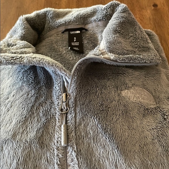 Northface Cozy Gray Fleece Jacket - Picture 5 of 5